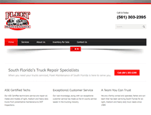 Tablet Screenshot of fleetmaintenancetruckcenter.com